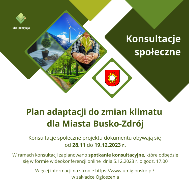 Plan adaptacji do zmian klimatu dla Miasta Busko-Zdrój
