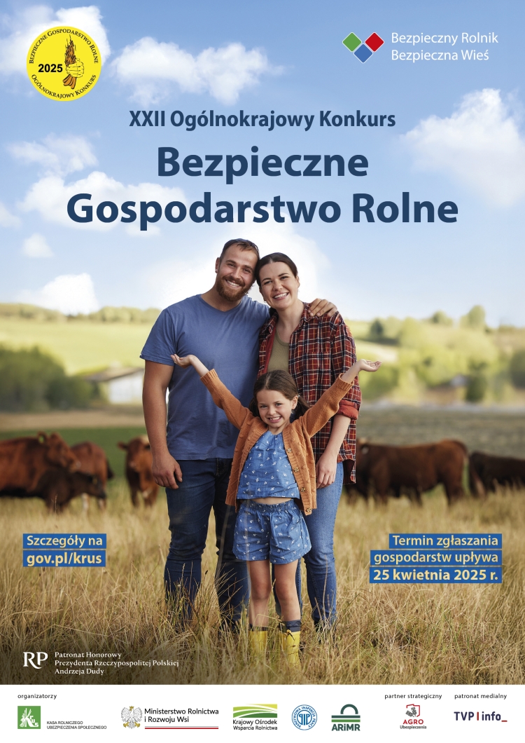 XXII Ogólnokrajowy Konkurs - Bezpieczne Gospodarstwo Rolne